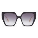 Fendi - Baguette - Square Sunglasses - Black Gray - Sunglasses - Fendi Eyewear