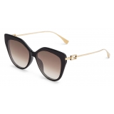 Fendi - Baguette - Cat-Eye Sunglasses - Black Beige - Sunglasses - Fendi Eyewear