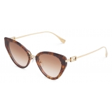 Fendi - Baguette - Cat-Eye Sunglasses - Havana Beige - Sunglasses - Fendi Eyewear