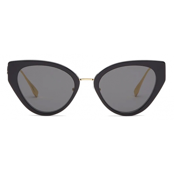 Fendi - Baguette - Cat-Eye Sunglasses - Black Grey - Sunglasses - Fendi Eyewear