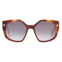 Fendi - Fendi Bold - Square Sunglasses - White Havana Gray - Sunglasses - Fendi Eyewear