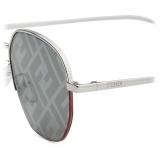 Fendi - Fendi Travel - Round Sunglasses - Palladium Gray - Sunglasses - Fendi Eyewear