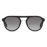 Fendi - Fendi Diagonal - Occhiali da Sole Pilot - Nero Grigio - Occhiali da Sole - Fendi Eyewear