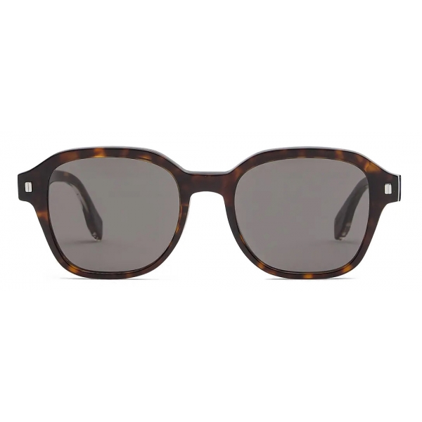 Fendi - Playful Fendi - Round Sunglasses - Havana Dark Gray - Sunglasses - Fendi Eyewear