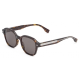 Fendi - Playful Fendi - Round Sunglasses - Havana Dark Gray - Sunglasses - Fendi Eyewear