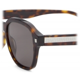 Fendi - Playful Fendi - Occhiali da Sole Rotondi - Havana Grigio Scuro - Occhiali da Sole - Fendi Eyewear