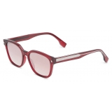 Fendi - Playful Fendi - Occhiali da Sole Quadrati - Bordeaux - Occhiali da Sole - Fendi Eyewear