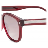 Fendi - Playful Fendi - Square Sunglasses - Burgundy - Sunglasses - Fendi Eyewear