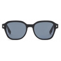 Fendi - Playful Fendi - Occhiali da Sole Rotondi - Nero Blu Scuro - Occhiali da Sole - Fendi Eyewear