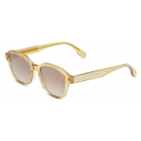 Fendi - Playful Fendi - Round Sunglasses - Beige Brown - Sunglasses - Fendi Eyewear