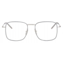Thom Browne - Silver Oversized Squared Aviator Glasses - Thom Browne Eyewear