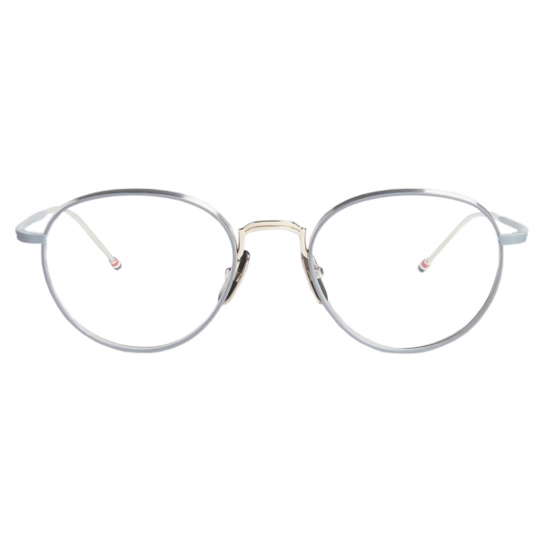 Thom Browne - Silver and White Gold Pantos Eyeglasses - Thom Browne Eyewear