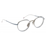 Thom Browne - Silver and White Gold Pantos Eyeglasses - Thom Browne Eyewear