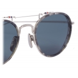 Thom Browne - Grey Tortoise Pantos Sunglasses - Thom Browne Eyewear