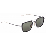 Thom Browne - Black Rectangular Aviator Sunglasses - Thom Browne Eyewear