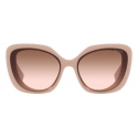 Miu Miu - Miu Miu Logo Sunglasses - Rectangular - Pink Opal - Sunglasses - Miu Miu Eyewear