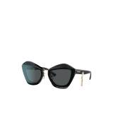 Miu Miu - Miu Miu Charms Sunglasses - Geometric - Black Diamond - Sunglasses - Miu Miu Eyewear
