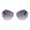 Miu Miu - Miu Miu Scenique Sunglasses - Geometric - Gold Anthracite - Sunglasses - Miu Miu Eyewear