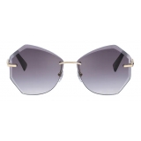 Miu Miu - Miu Miu Scenique Sunglasses - Geometric - Gold Anthracite - Sunglasses - Miu Miu Eyewear