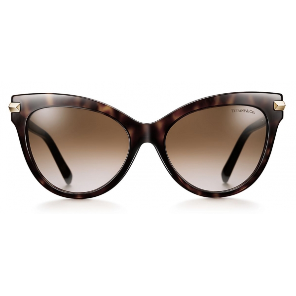 Tiffany & Co. - Cat Eye Sunglasses - Tortoise Pale Gold - Atlas ...