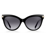 Tiffany & Co. - Occhiale da Sole Cat Eye - Nero Oro Pallido - Collezione Atlas - Tiffany & Co. Eyewear