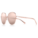 Tiffany & Co. - Round Sunglasses - Rose Gold - Atlas Collection - Tiffany & Co. Eyewear