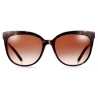 Tiffany & Co. - Occhiale da Sole Cat Eye - Tartaruga Oro Pallido - Collezione Tiffany T - Tiffany & Co. Eyewear