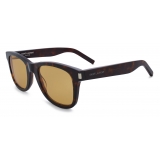 Yves Saint Laurent - Classic SL 51 Sunglasses - Dark Camel - Sunglasses - Saint Laurent Eyewear