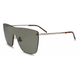 Yves Saint Laurent - SL 463 Shield Sunglasses - Light Gold Grey - Sunglasses - Saint Laurent Eyewear