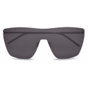 Yves Saint Laurent - SL 463 Shield Sunglasses - Black - Sunglasses - Saint Laurent Eyewear