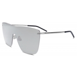 Yves Saint Laurent - SL 463 Shield Sunglasses - Silver - Sunglasses - Saint Laurent Eyewear