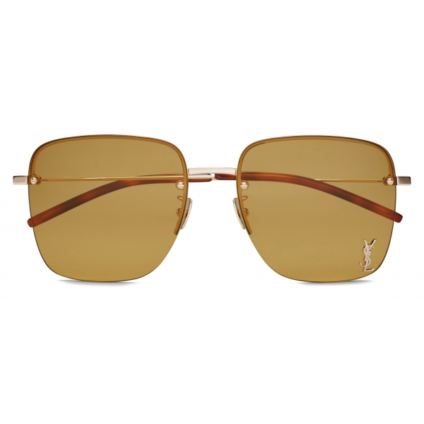 Yves Saint Laurent - Monogram SL 312 M Sunglasses - Gold - Sunglasses - Saint Laurent Eyewear