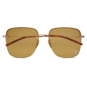 Yves Saint Laurent - Occhiali da Sole Monogram SL 312 M - Oro - Saint Laurent Eyewear