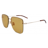 Yves Saint Laurent - Monogram SL 312 M Sunglasses - Gold - Sunglasses - Saint Laurent Eyewear