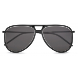 Yves Saint Laurent - SL 11 Rimmed Sunglasses - Black - Sunglasses - Saint Laurent Eyewear