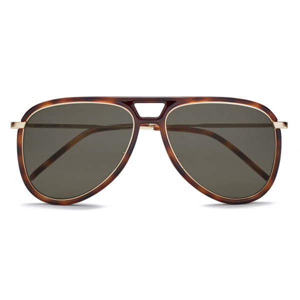 Yves Saint Laurent - SL 11 Rimmed Sunglasses - Medium Havana - Sunglasses - Saint Laurent Eyewear