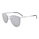 Yves Saint Laurent - SL 445/F Slim Sunglasses - Oxidized Silver - Sunglasses - Saint Laurent Eyewear