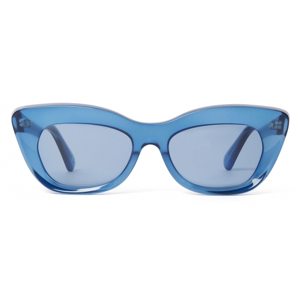 Stella McCartney - Cat-Eye Sunglasses - Shiny Blue - Sunglasses - Stella McCartney Eyewear