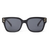 Stella McCartney - Occhiali da Sole Geometrica - Nero Lucido - Occhiali da Sole - Stella McCartney Eyewear