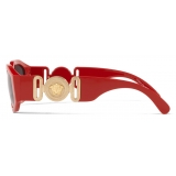 Versace - Occhiale da Sole Medusa Biggie - Rosso - Occhiali da Sole - Versace Eyewear