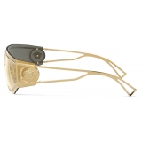 Versace - Occhiale da Sole Medusa Shield - Oro - Occhiali da Sole - Versace Eyewear
