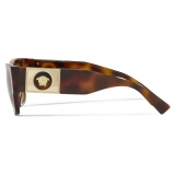 Versace - Occhiale da Sole Medusa Stud - Havana - Occhiali da Sole - Versace Eyewear