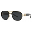 Versace - Occhiale da Sole Navigator Vintage Icon - Nero - Occhiali da Sole - Versace Eyewear