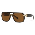 Versace - Occhiale da Sole Pilot Vintage Icon - Havana - Occhiali da Sole - Versace Eyewear