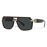 Versace - Occhiale da Sole Pilot Vintage Icon - Nero - Occhiali da Sole - Versace Eyewear