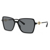 Versace - Occhiale da Sole Enamel Medusa - Nero - Occhiali da Sole - Versace Eyewear