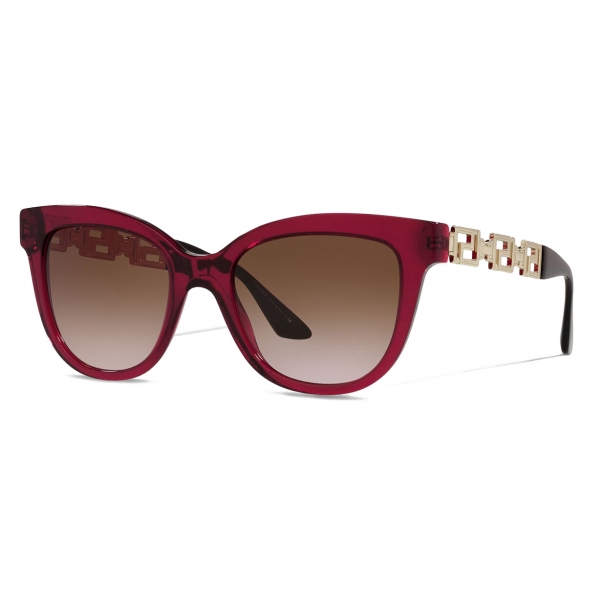 Versace - Sunglasses Greca Cat-Eye - Red - Sunglasses - Versace Eyewear