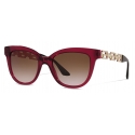 Versace - Occhiale da Sole Greca Cat-Eye - Rosso - Occhiali da Sole - Versace Eyewear