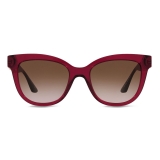 Versace - Sunglasses Greca Cat-Eye - Red - Sunglasses - Versace Eyewear