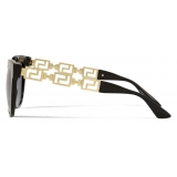 Versace - Sunglasses Greca Cat-Eye - Black - Sunglasses - Versace Eyewear